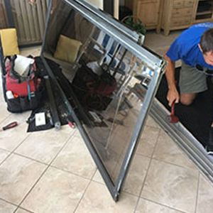 sliding glass door frame repair Tarpon Springs
